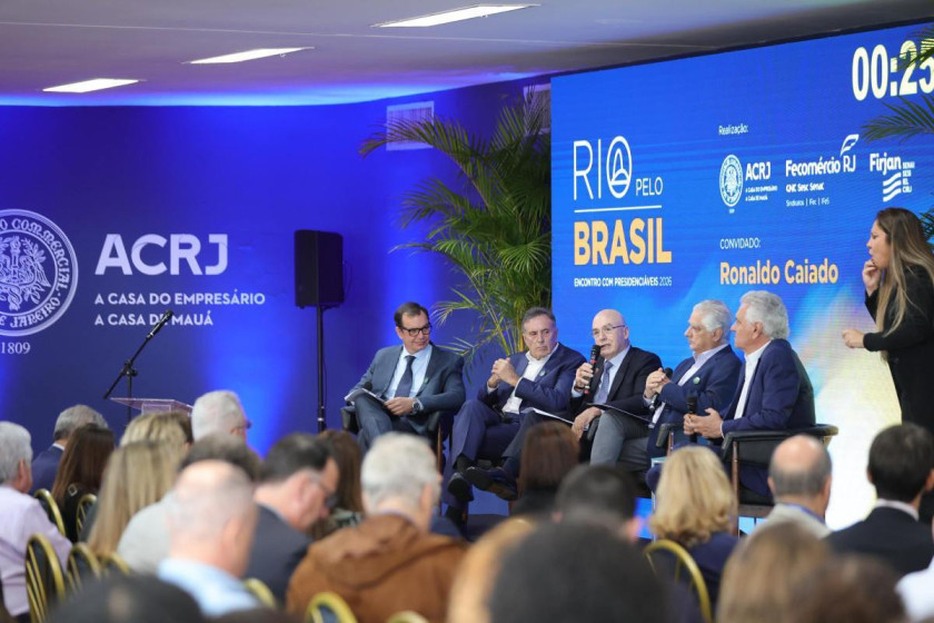 ACRJ, Fecom&eacute;rcio RJ e Firjan promovem encontro com Ronaldo Caiado