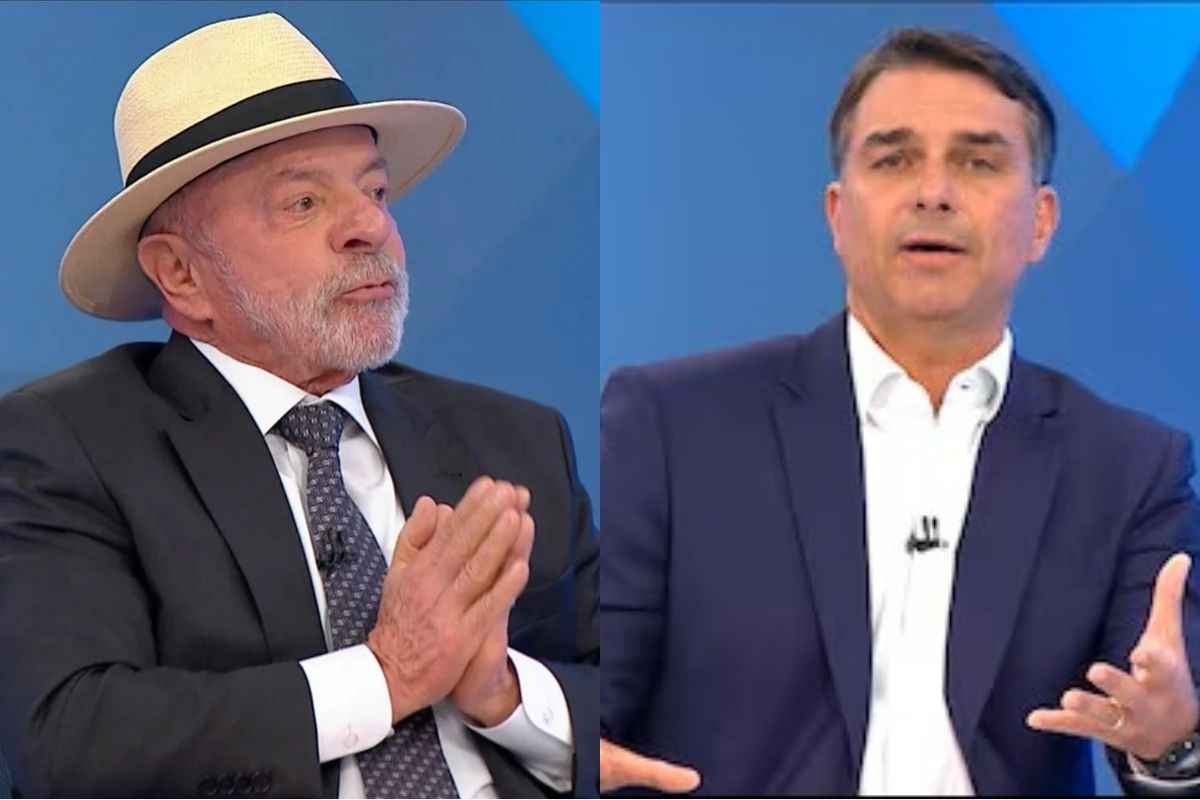 Pesquisa PoderData/Aya aponta Fl&aacute;vio Bolsonaro com 53% dos votos v&aacute;lidos no segundo turno, contra 47% de Lula