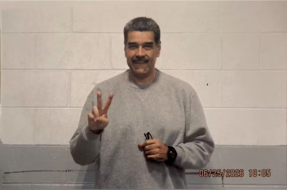 Fotos de Maduro na pris&atilde;o s&atilde;o divulgadas em perfil no Telegram
