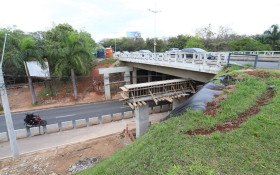 Obras de amplia&ccedil;&atilde;o das pontes da Prestes Maia avan&ccedil;am em Campinas