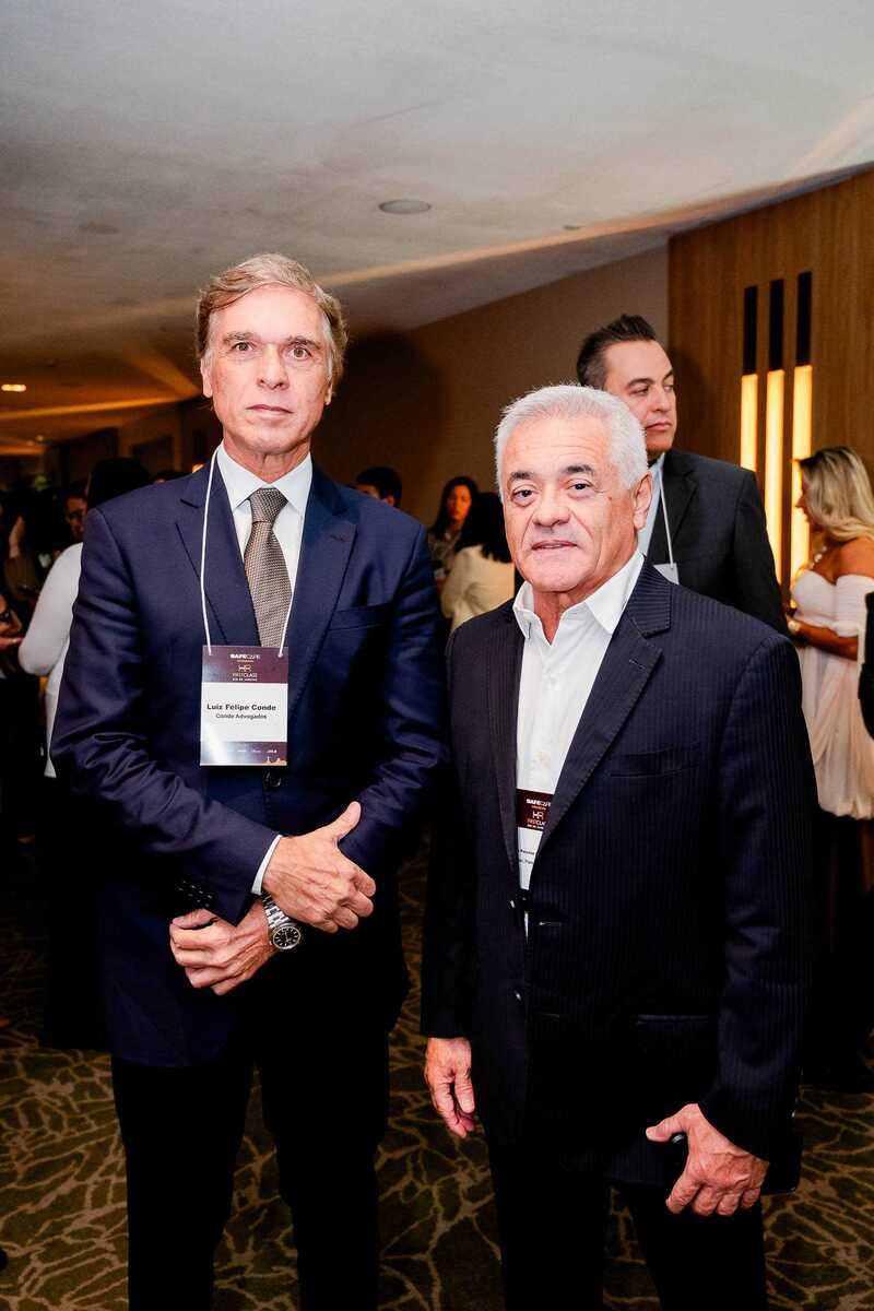 Os advogados Luiz Felipe Conde e Paulo Parente