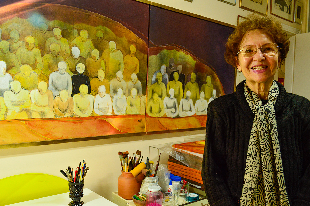 F&uacute;lvia Gon&ccedil;alves: 89 anos de arte, mem&oacute;ria e lucidez