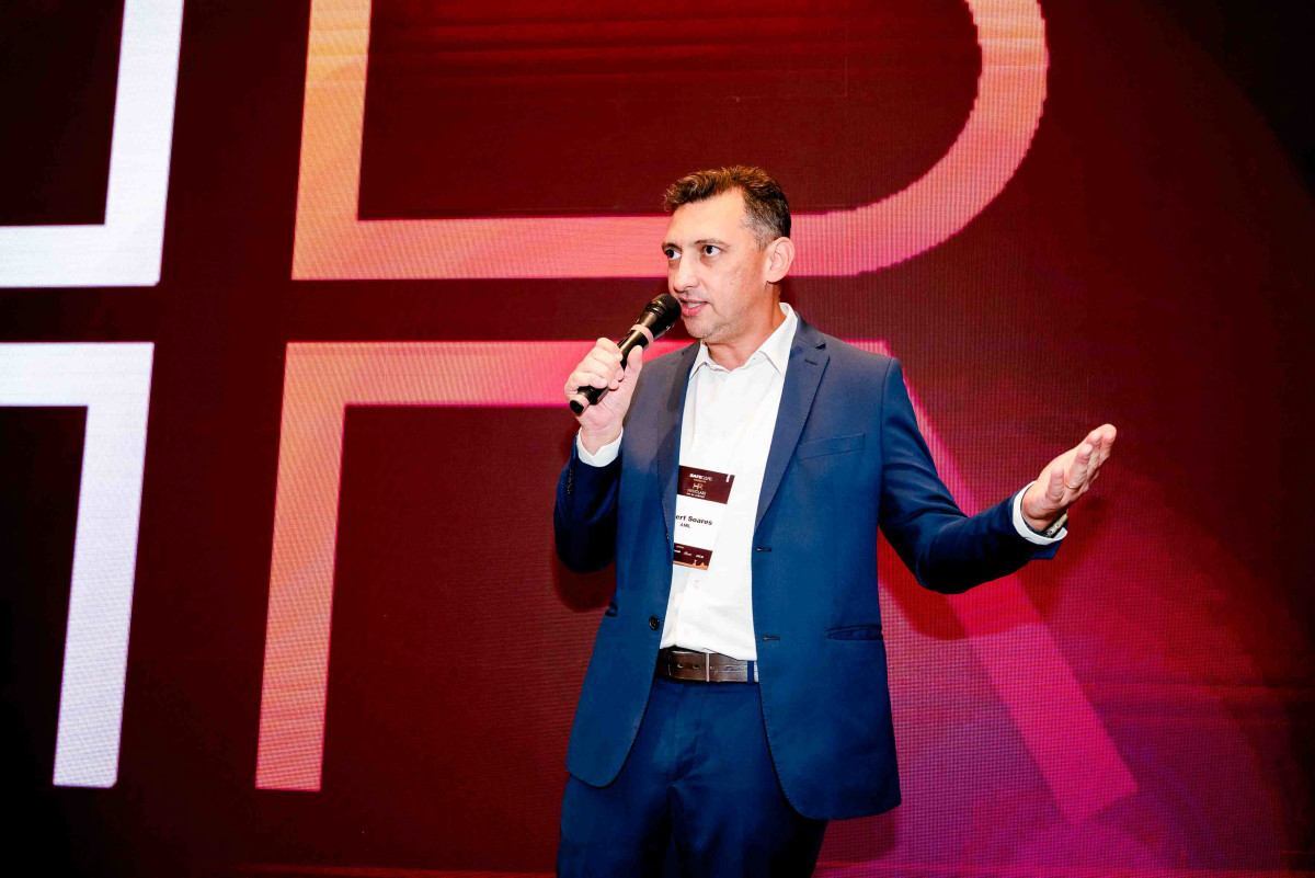 Robert Soares durante o evento realizado no Fairmont Rio