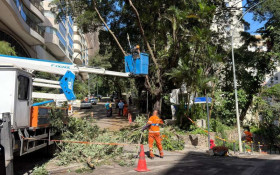 Copacabana recebe servi&ccedil;os urbanos nesta semana