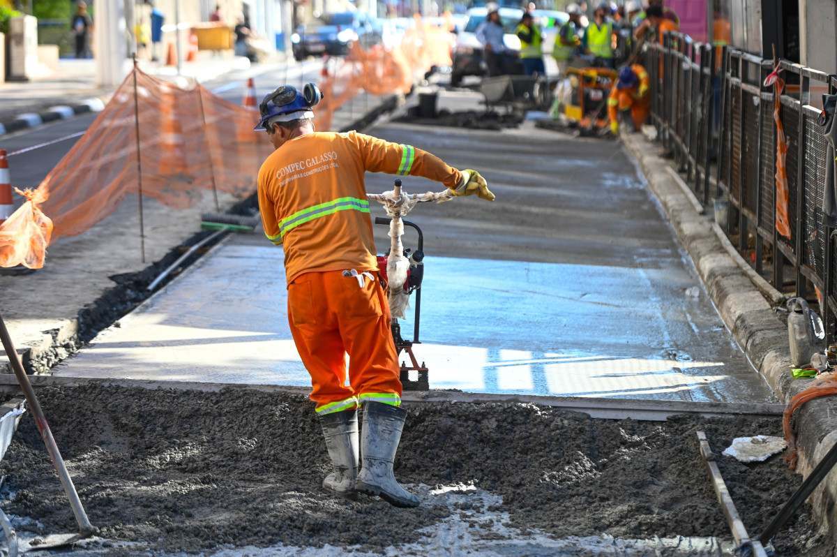 Obras do BRT avan&ccedil;am no Centro de Campinas