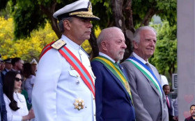 Fachin, Alcolumbre e Motta participam do desfile de 7 de Setembro em Bras&iacute;lia