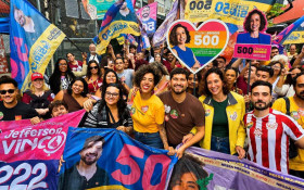 Candidatos do PSOL fazem campanha em Cabo Frio