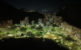 Parque do Cantagalo recebe moderniza&ccedil;&atilde;o na ilumina&ccedil;&atilde;o