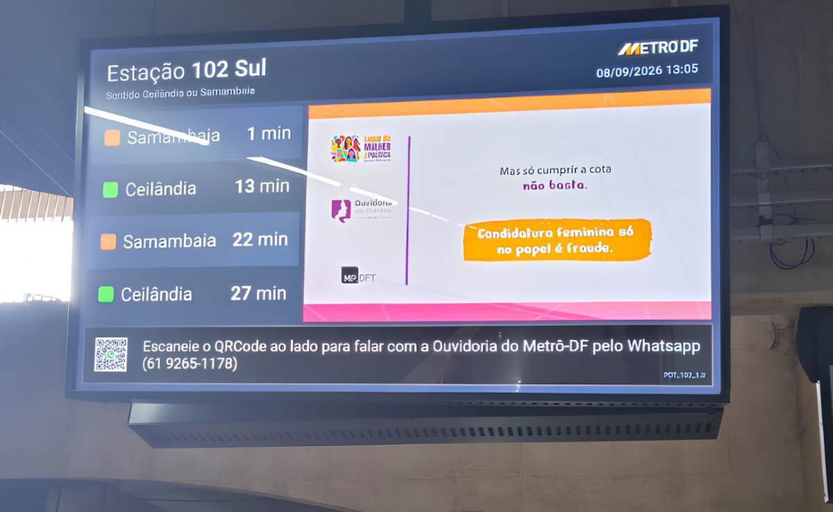 DF: campanha sobre as mulheres nas elei&ccedil;&otilde;es