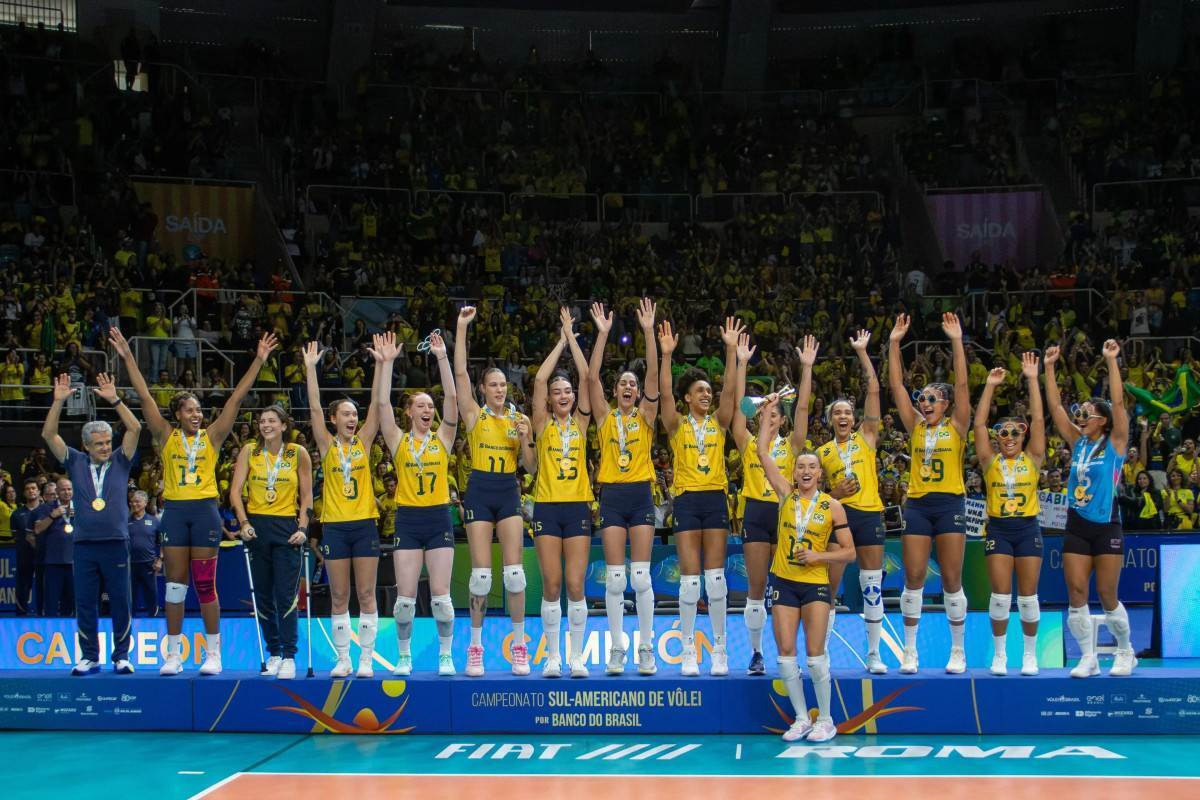 Sele&ccedil;&atilde;o Feminina de V&ocirc;lei garante t&iacute;tulo e vaga nas Olimp&iacute;adas 2028