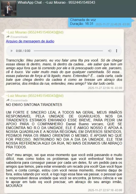 Mensagens apontam tentativa de acionar PCC para proteger Vorcaro na pris&atilde;o