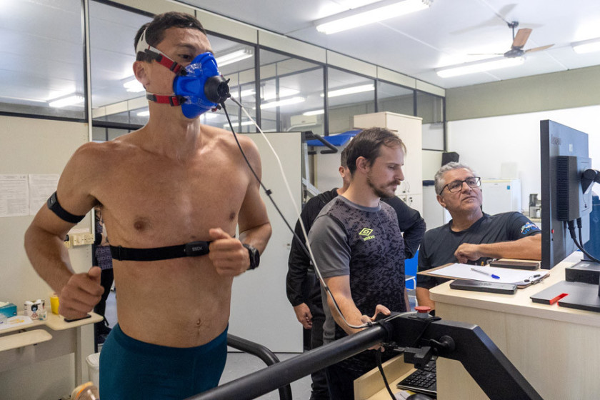 UFSC acompanha evolu&ccedil;&atilde;o de Guilherme Kurtz em testes f&iacute;sicos