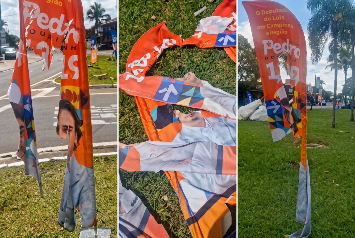 Campanha de Tourinho denuncia ato de vandalismo eleitoral
