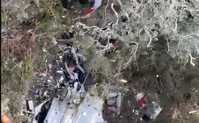 Helic&oacute;ptero &eacute; encontrado na serra catarinense com cinco mortos