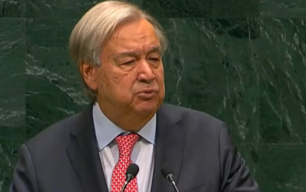 Em &uacute;ltimo discurso na Assembleia da ONU, Guterres cobra reforma global e alerta para guerras e IA