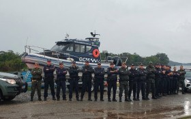 GAMA realiza treinamento na Represa Guarapiranga
