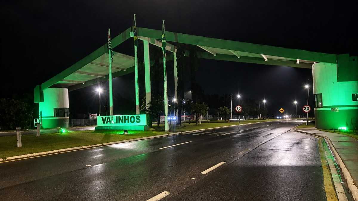 'Setembro Verde' ilumina com a cor verde diversos pontos de Valinhos