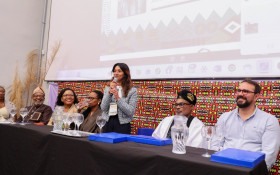 Katia Miki e monarca discutem igualdade racial