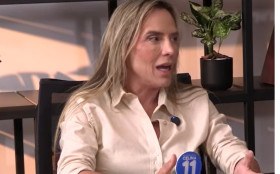 "N&atilde;o sou o Ibaneis. Sou a Celina"