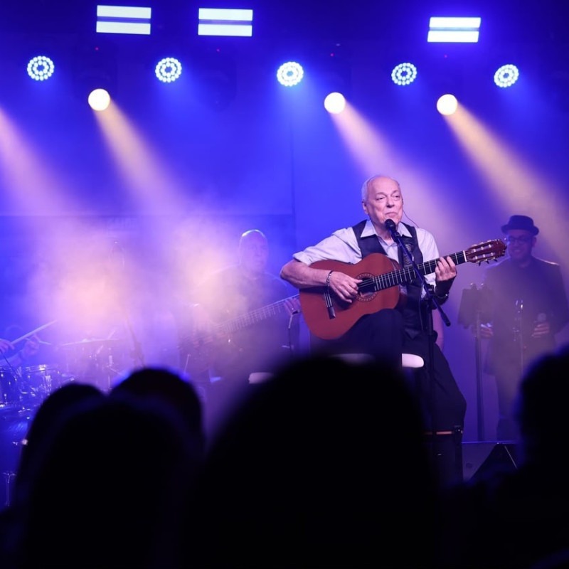 Toquinho cantou seus grandes sucessos, como "Aquarela" e "Tarde de Itapuã"