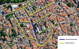 Rua no Pacaembu ter&aacute; sentido &uacute;nico em Jundia&iacute;