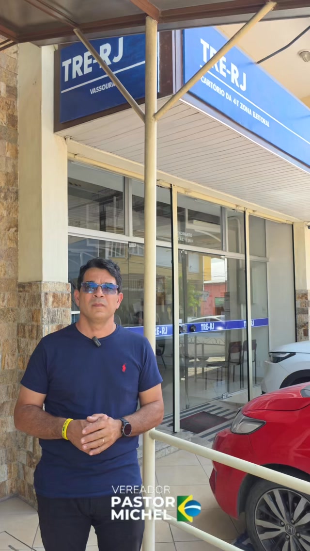 Vereador de Vassouras faz den&uacute;ncia ao TRE ap&oacute;s atrito