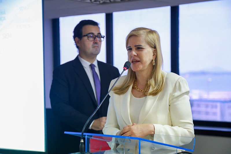 Presidente da OAB-RJ, Ana Tereza Basilio, no seminário