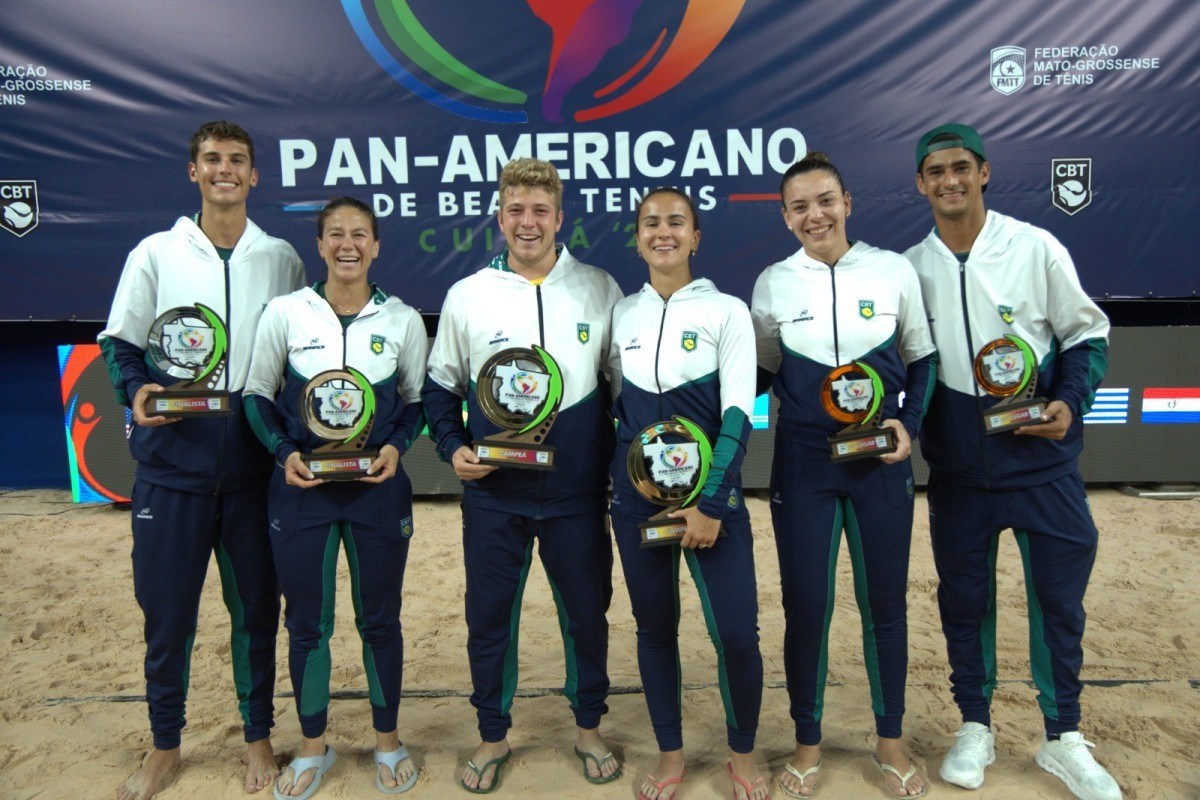 Brasil conquistaa maioria dos t&iacute;tulosdo Pan-Americanode Beach Tennis