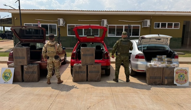 PF apreende 277 pacotes de cigarros paraguaios no Paran&aacute;