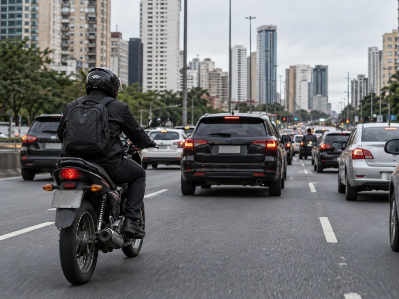 Frota de motos cresce e carros recuam em S&atilde;o Paulo