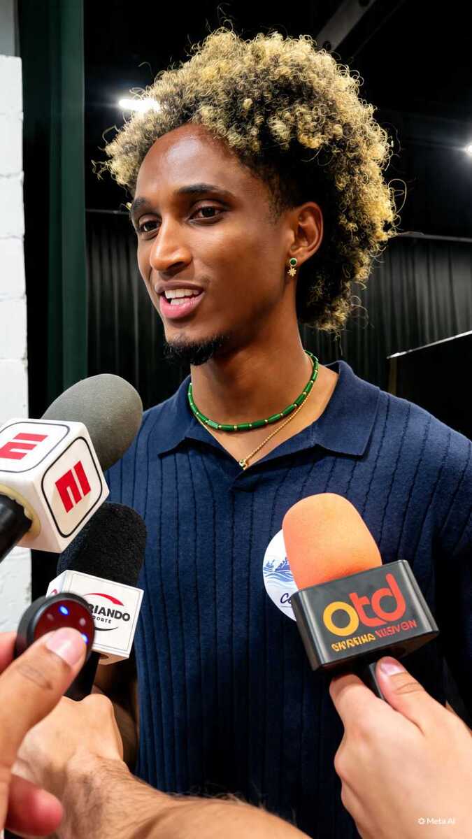 Em S&atilde;o Paulo, Alison dos Santos, o Piu, faz balan&ccedil;o da temporada
