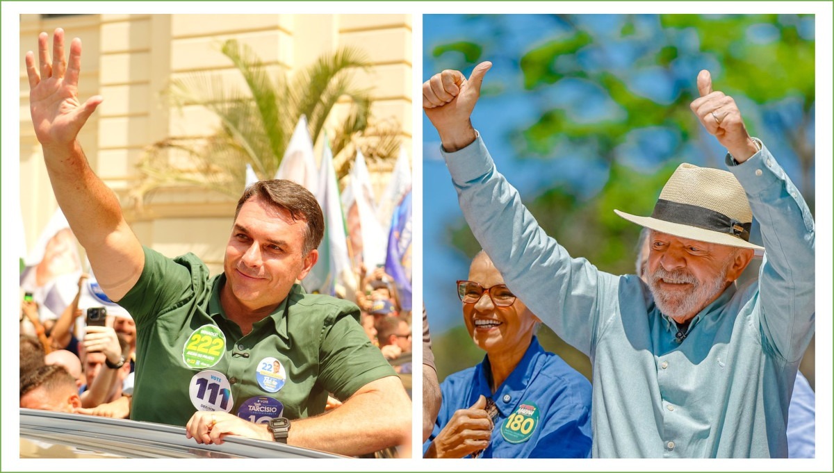 Lula e Fl&aacute;vio fazem &uacute;ltimos atos de campanha do 1&ordm; turno em SP