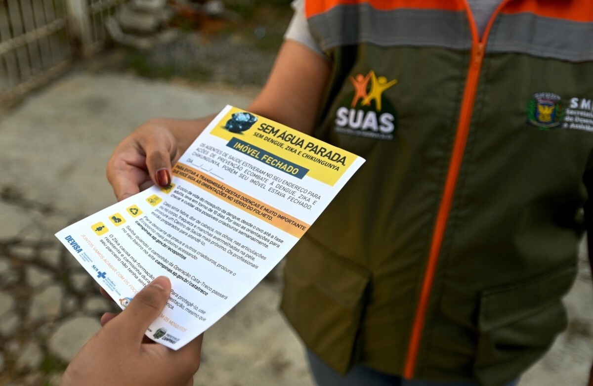 Campinas divulga 40&ordm; alerta de arboviroses com 32 bairros em risco
