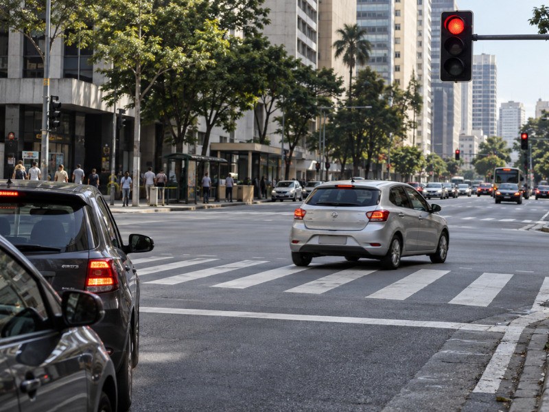 Multas por avan&ccedil;ar sinal vermelho aumentam 35%