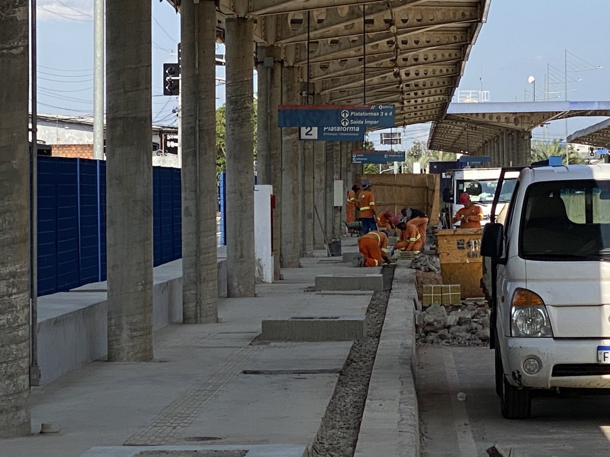 Obras do Eletroterminal est&atilde;o 30% conclu&iacute;das em Hortol&acirc;ndia