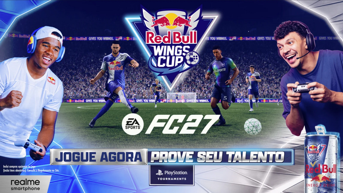 Torneio global de e-sports, 'Red Bull Wings Cup 2026' chega ao Brasil