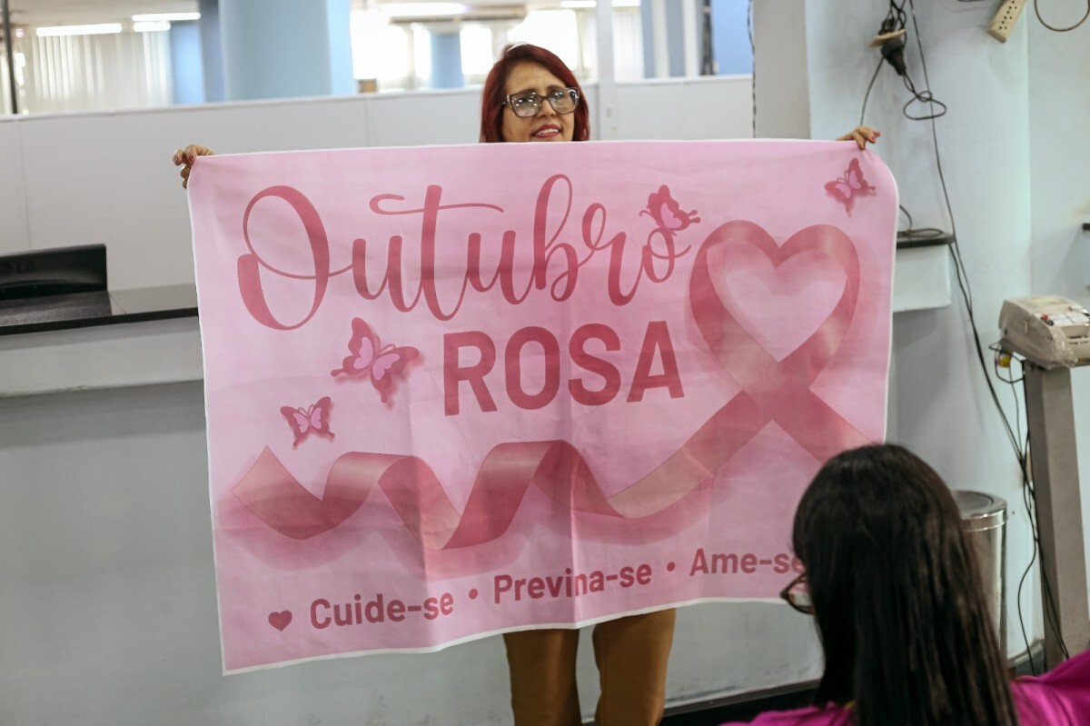 Funcion&aacute;rias p&uacute;blicas fazem a&ccedil;&atilde;o pela Primavera Rosa