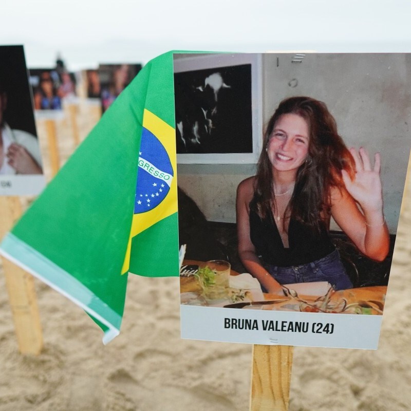 Bruna Valeanu, brasileira morta pelo Hamas no Festival Nova, em Israel