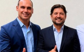 Andr&eacute; do Prado emite nota de solidariedade a Eduardo Bolsonaro