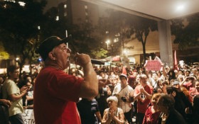 Ato em Volta Redonda defende Lula no segundo turno