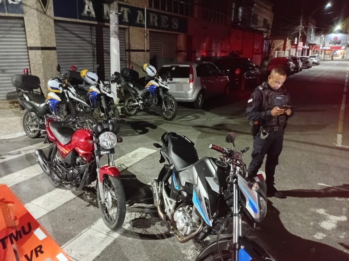 Guarda identifica 86 motos ap&oacute;s registros de 'rolezinhos' e infra&ccedil;&otilde;es de tr&acirc;nsito