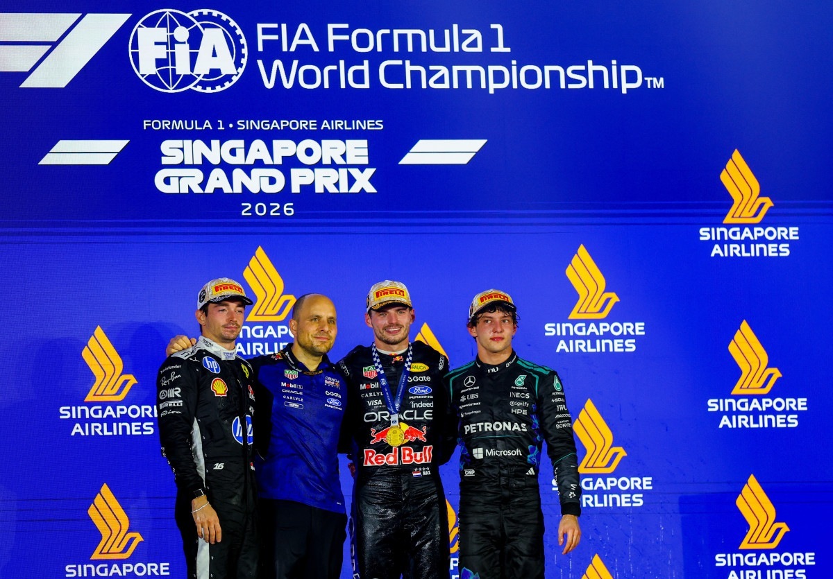 Verstappen vence GP de Singapura, e Kimi Antonelli pode ser campe&atilde;o em Austin