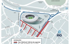 CET-Rio monta esquema especial de tr&acirc;nsito para Fluminense x Palmeiras no Maracan&atilde;