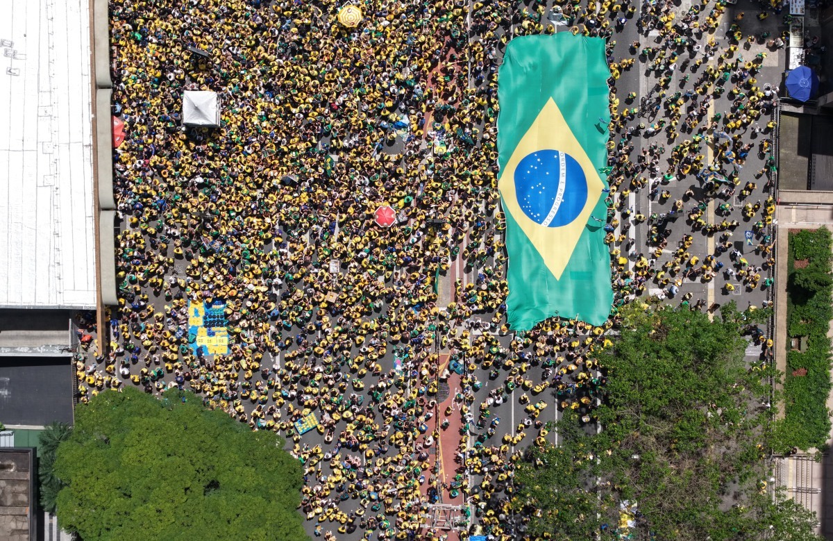 Deputados do PL questionam contagem de p&uacute;blico em ato na Avenida Paulista