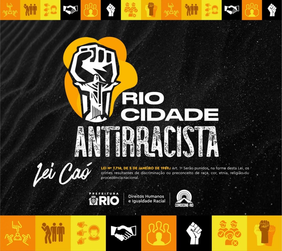 Rio lan&ccedil;a campanha antirracista em toda a cidade