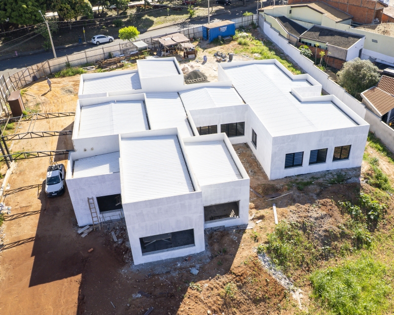 Obra do CETI em Santa B&aacute;rbara d'Oeste entra em uma nova etapa no Jd. Batagin