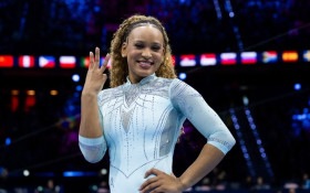 Rebeca Andrade conquista o tri no Mundial de Gin&aacute;stica na Holanda