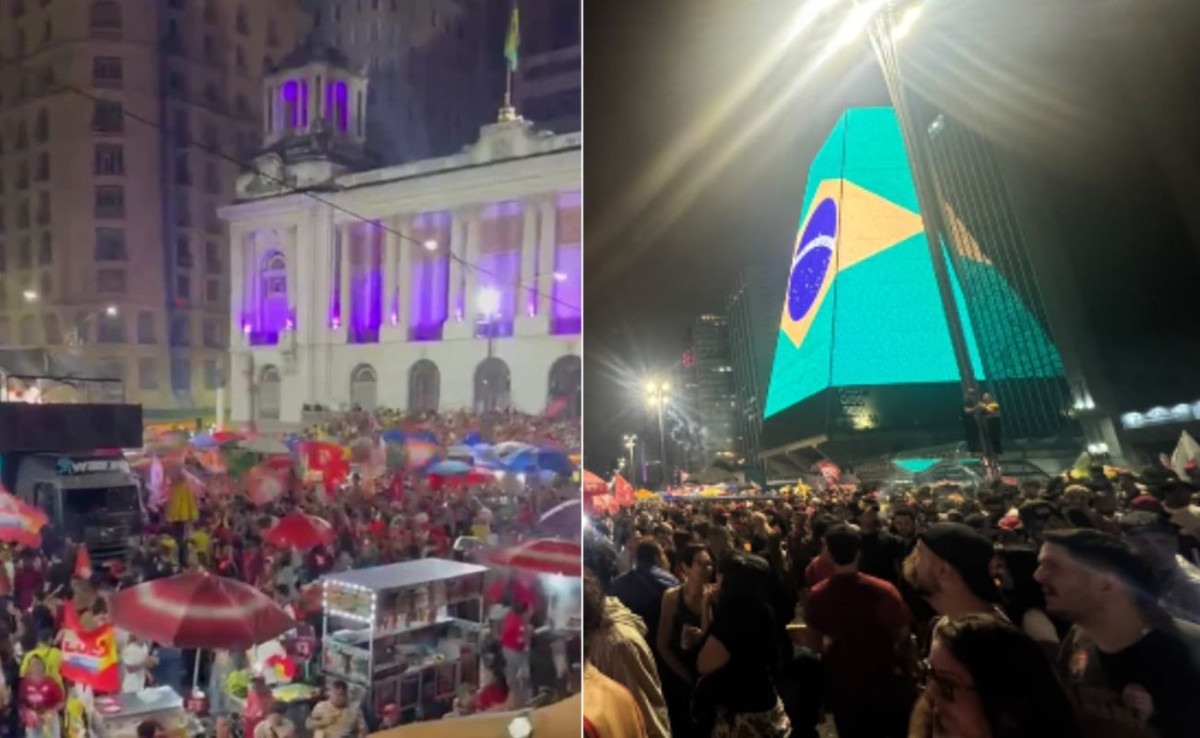 Apoiadores de Lula comemoram reelei&ccedil;&atilde;o em v&aacute;rias partes do pa&iacute;s