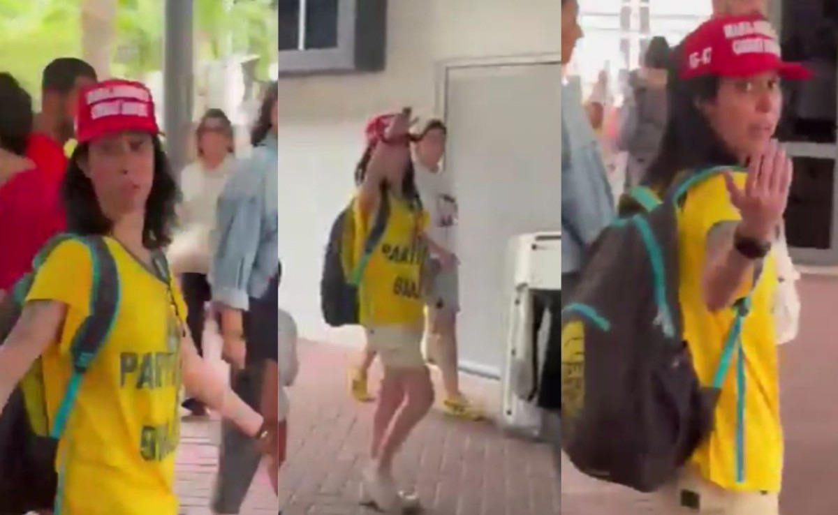 Pol&iacute;cia investiga mulher que fez sauda&ccedil;&atilde;o nazista ap&oacute;s votar em Botafogo