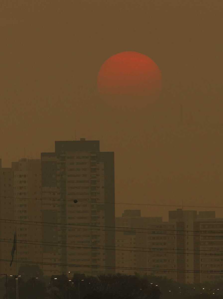 Concentra&ccedil;&atilde;o de gases do efeito estufa